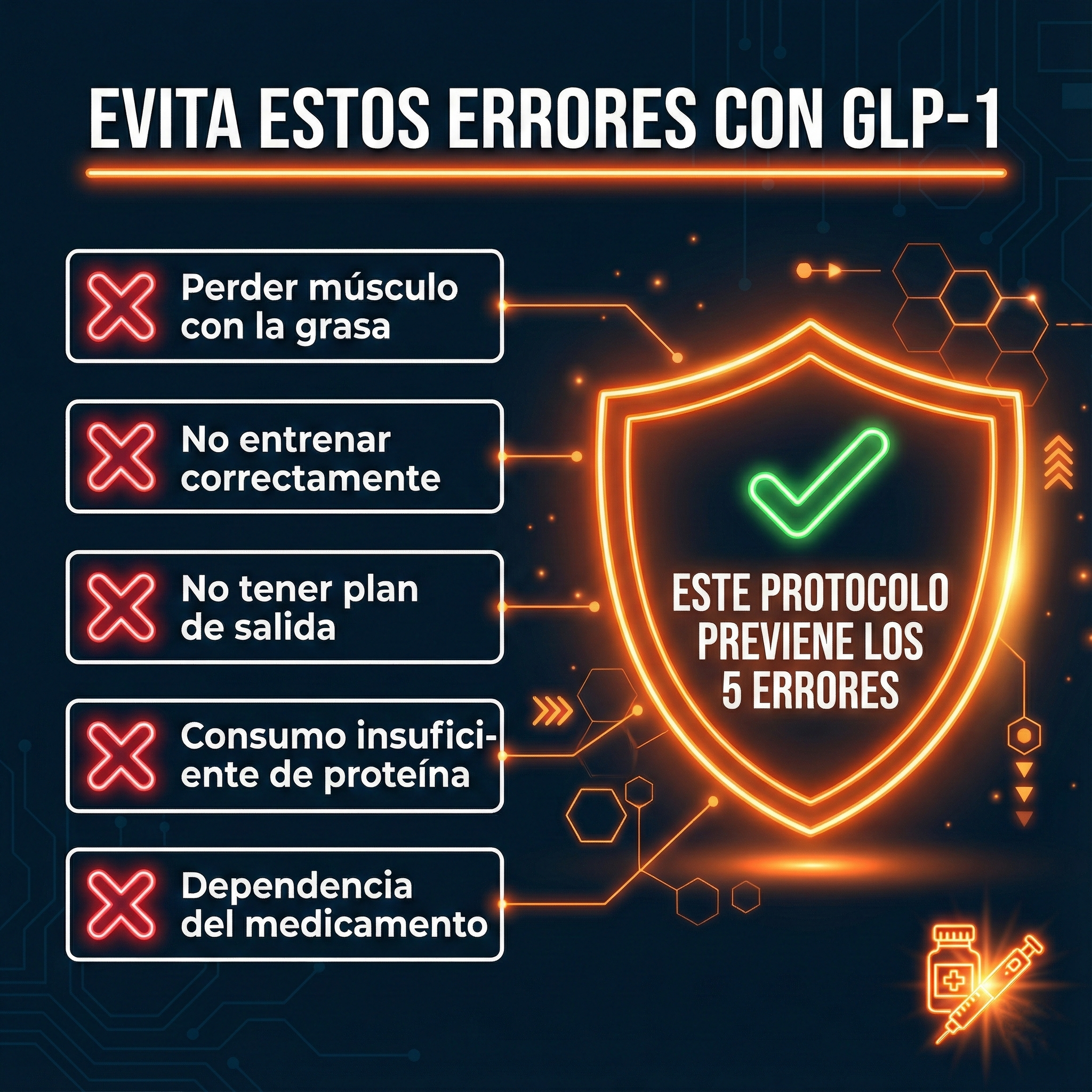 Protocolo VIP para Usuarios de GLP-1 (Ozempic, Mounjaro, Wegovy) - Coaching Personalizado