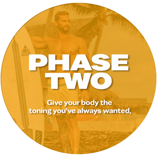 Phase 2 - Personalized 4-week intermittent fasting 16/8 protocol designed to achieve toning and marking.