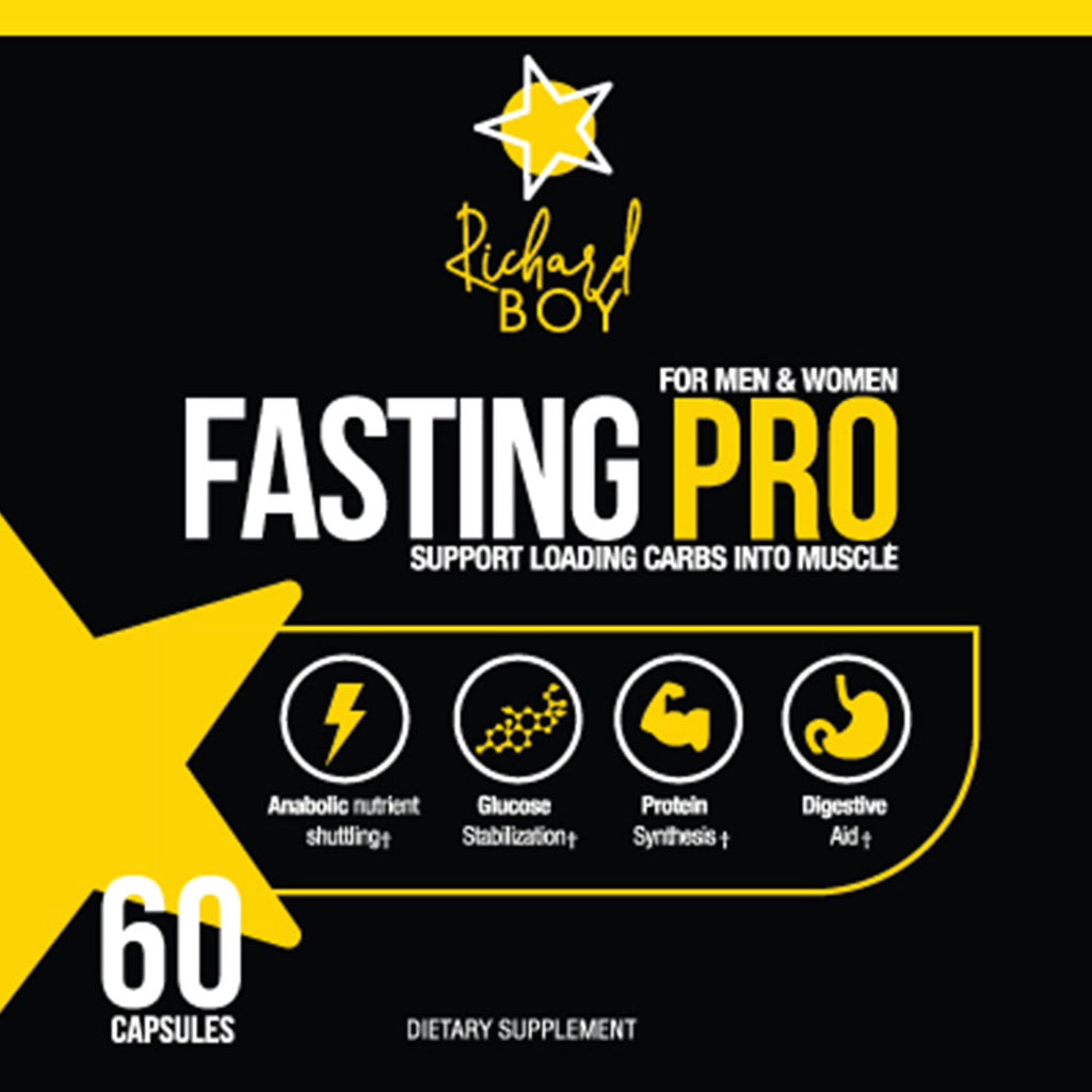 Fasting Pro para hombres y mujeres - Suplemento dietético - Mejora la integración de carbohidratos en los músculos, combate la acumulación de grasa, promueve la plenitud muscular - Apto para hombres/mujeres, 60 cápsulas
