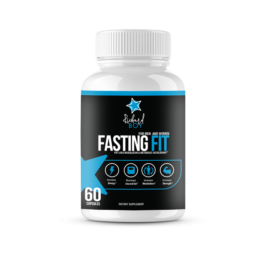 Fasting Fit para hombres y mujeres - Suplemento dietético - Aumenta los niveles de energía - Adecuado para hombres y mujeres - 60 cápsulas