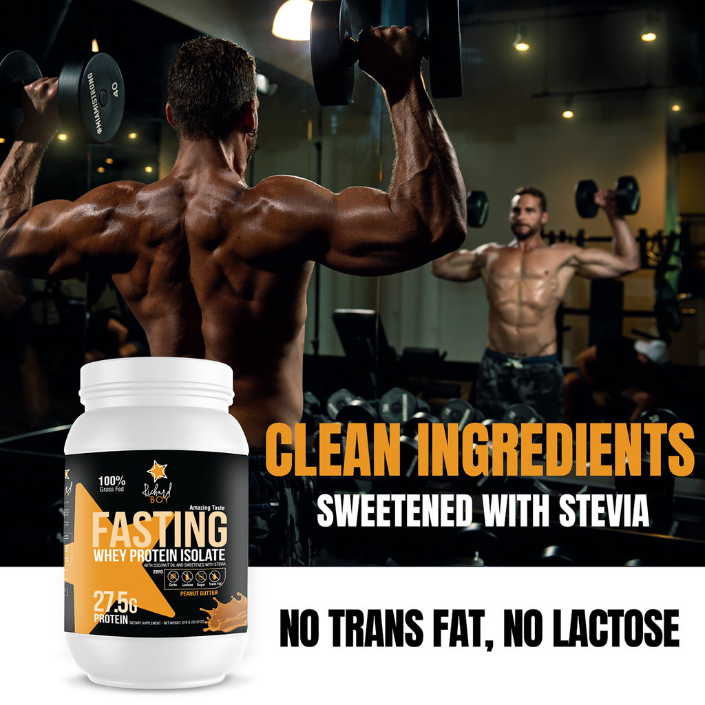 Richard Boy Fasting Whey Protein Isolate - Mantequilla de Maní- 100 % Grass Fed