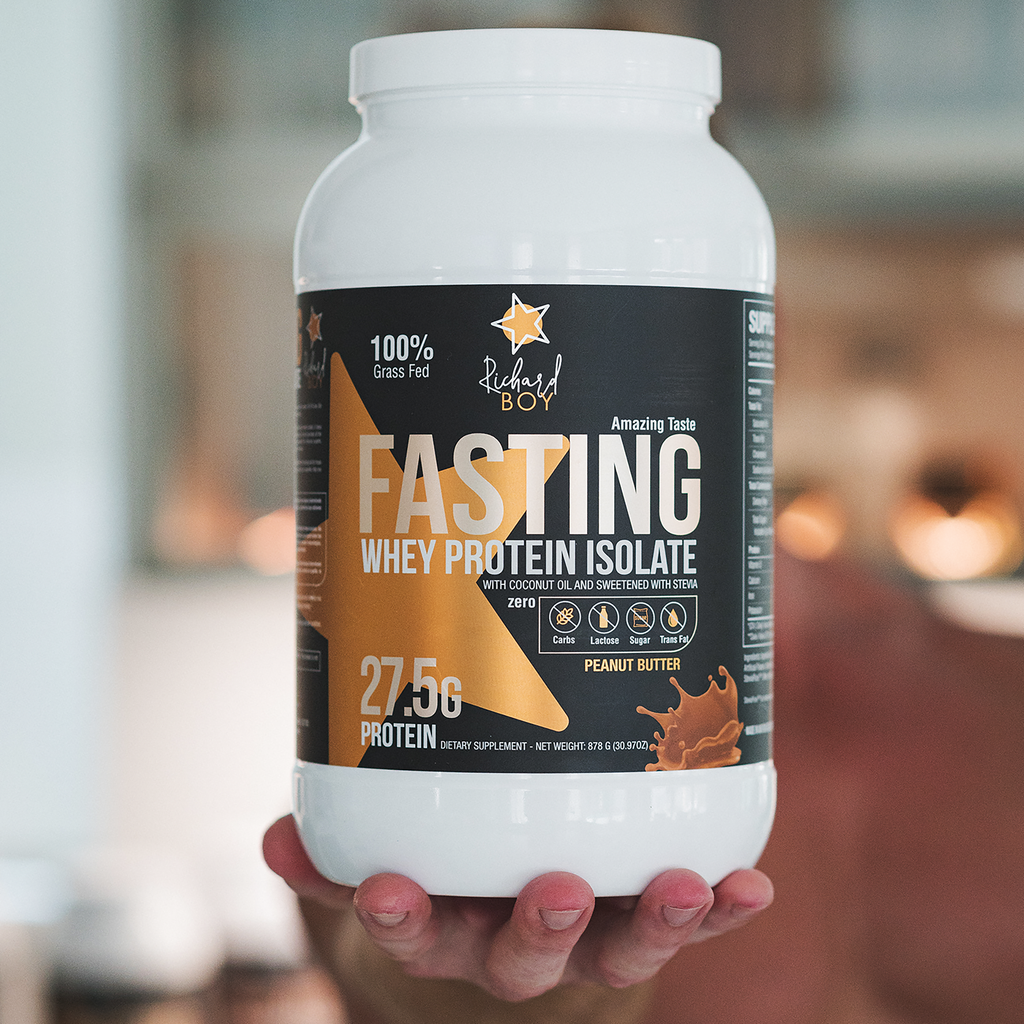 Richard Boy Fasting Whey Protein Isolate - Mantequilla de Maní- 100 % Grass Fed