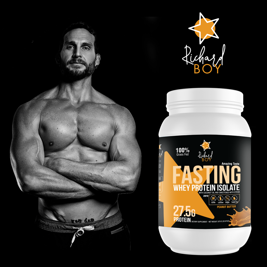 Richard Boy Fasting Whey Protein Isolate - Mantequilla de Maní- 100 % Grass Fed